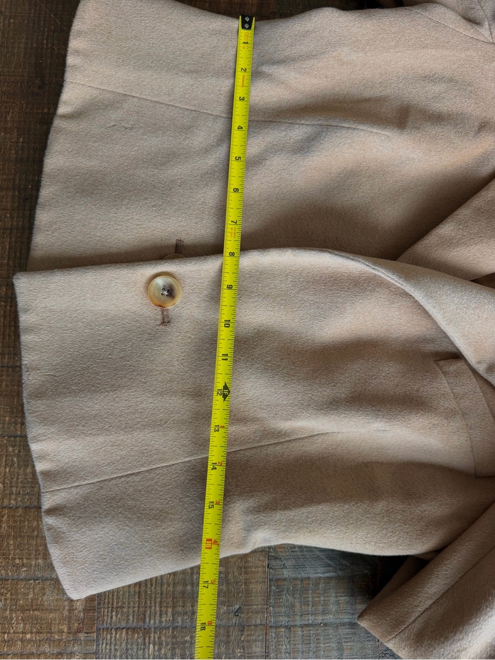Max Mara Italy 100% Camelwool Cropped Single Breasted Jacket Blazer US 10 - Picture 15 of 16